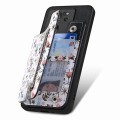 For Xiaomi Mi 11 Retro Painted Zipper Wallet Back Phone Case(Black)