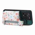 For Xiaomi Mi 11 Retro Painted Zipper Wallet Back Phone Case(Green)