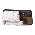 For Redmi Note 13 Pro 5G Retro Painted Zipper Wallet Back Phone Case(Brown)