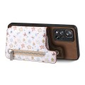 For Redmi Note 13 Pro+ 5G Retro Painted Zipper Wallet Back Phone Case(Brown)