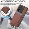 For Xiaomi 13T / 13T Pro Denim Texture Leather Skin Phone Case with Card Slot(Brown)