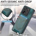 For Xiaomi 13T / 13T Pro Denim Texture Leather Skin Phone Case with Card Slot(Green)