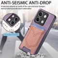 For Xiaomi Redmi Note 13 Denim Texture Leather Skin Phone Case with Card Slot(Purple)