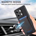 For Xiaomi Redmi Note 13 Denim Texture Leather Skin Phone Case with Card Slot(Black)
