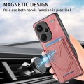 For Xiaomi Redmi Note 13 Pro+ Denim Texture Leather Skin Phone Case with Card Slot(Pink)