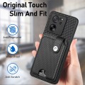 For Xiaomi 13T / 13T Pro Card Wallet Kickstand Back Phone Case with Tool Knife(Black)