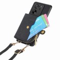 For Xiaomi 13T / 13T Pro Crossbody Multi-function Zipper Wallet Phone Case(Black)