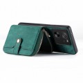 For Xiaomi 13T / 13T Pro Crossbody Multi-function Zipper Wallet Phone Case(Green)