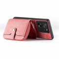 For Xiaomi 13T / 13T Pro Crossbody Multi-function Zipper Wallet Phone Case(Pink)