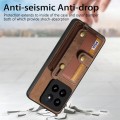 For Xiaomi 14 Pro Retro Cross Wristband Wallet Leather Back Phone Case(Brown)