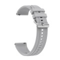 For Huawei Watch GT4 46mm Tire Pattern Silver Buckle Silicone Watch Band(Light Gray)