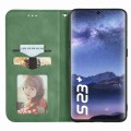 For Tecno Itel S23+ Retro Skin Feel Magnetic Flip Leather Phone Case(Green)