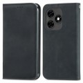 For Tecno Itel S23+ Retro Skin Feel Magnetic Flip Leather Phone Case(Black)