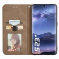 For Tecno Itel S23+ Retro Skin Feel Magnetic Flip Leather Phone Case(Brown)