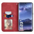 For Tecno Itel S23+ Retro Skin Feel Magnetic Flip Leather Phone Case(Red)