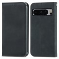 For Google Pixel 8 Retro Skin Feel Magnetic Horizontal Flip Leather Phone Case(Black)