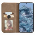 For Google Pixel 8 Retro Skin Feel Magnetic Horizontal Flip Leather Phone Case(Brown)
