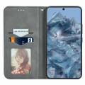 For Google Pixel 8 Pro Retro Skin Feel Magnetic Horizontal Flip Leather Phone Case(Gray)