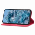 For Google Pixel 8a Retro Skin Feel Magnetic Horizontal Flip Leather Phone Case(Red)
