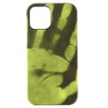 For iPhone 15 Pro Thermal Sensor Discoloration Silicone Phone Case(Black Green)