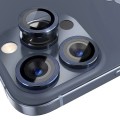 For iPhone 15 Pro / 15 Pro Max NORTHJO Camera Lens Protector Tempered Glass CD Vein Metal Ring Film(