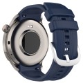 For Amazfit Balance A2286 Vertical Texture Silicone Watch Band(Midnight)