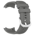 For Amazfit Balance A2286 Vertical Texture Silicone Watch Band(Dark Grey)