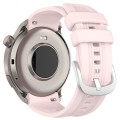 For Amazfit Balance A2286 Vertical Texture Silicone Watch Band(Pink)