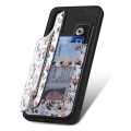 For Samsung Galaxy S20 FE Retro Painted Zipper Wallet Back Phone Case(Black)