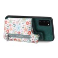 For Samsung Galaxy S23 FE 5G Retro Painted Zipper Wallet Back Phone Case(Green)