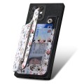 For Samsung Galaxy S24 Ultra 5G Retro Painted Zipper Wallet Back Phone Case(Black)