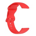 For Amazfit Active S Butterfly 8-shaped Buckle Silicone Watch Band(Red)