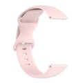 For Amazfit Active S Butterfly 8-shaped Buckle Silicone Watch Band(Rose Pink)