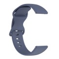 For Amazfit Active S Butterfly 8-shaped Buckle Silicone Watch Band(Blue Grey)