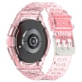 For Samsung Galaxy Watch6 Classic 43mm  R950 Glacier TPU Integrated Watch Band(Pink)