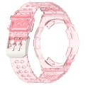 For Samsung Galaxy Watch6 Classic 43mm  R950 Glacier TPU Integrated Watch Band(Pink)