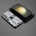 For Samsung Galaxy S24+ 5G Supersonic Armor PC Hybrid TPU Phone Case(Grey)