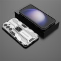 For Samsung Galaxy S24 5G Supersonic Armor PC Hybrid TPU Phone Case(Silver)