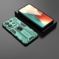 For Redmi Note 13 5G Supersonic Armor PC Hybrid TPU Phone Case(Green)