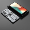 For Redmi Note 13 5G Supersonic Armor PC Hybrid TPU Phone Case(Grey)