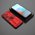 For Redmi Note 13 Pro+ Supersonic Armor PC Hybrid TPU Phone Case(Red)