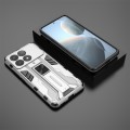 For Redmi K70 Supersonic Armor PC Hybrid TPU Phone Case(Silver)