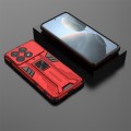 For Redmi K70E Supersonic Armor PC Hybrid TPU Phone Case(Red)