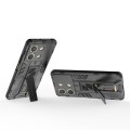 For Redmi Note 13R Pro Supersonic Armor PC Hybrid TPU Phone Case(Black)