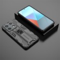 For Xiaomi Poco X6 Supersonic Armor PC Hybrid TPU Phone Case(Black)