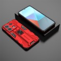 For Xiaomi Poco X6 Supersonic Armor PC Hybrid TPU Phone Case(Red)