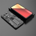 For  Redmi Note 13 Pro 4G Supersonic Armor PC Hybrid TPU Phone Case(Black)