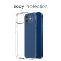 For iPhone 12 NORTHJO 3 in 1 TPU Phone Case with Screen Film and Lens Film(Clear)