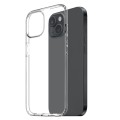 For iPhone 15 NORTHJO 3 in 1 TPU Phone Case with Screen Film and Lens Film(Clear)