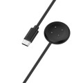 For Google Pixel Watch 2 Type-C Interface Smart Watch Charging Cable, Length: 1m(Black)